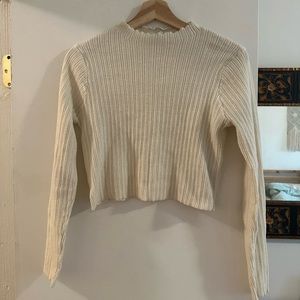Zara long sleeve crop